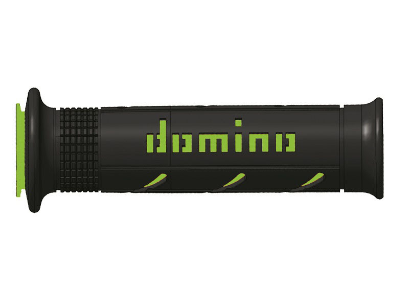 Puños racing DOMINO super soft 126mm negro/verde A25041C4440