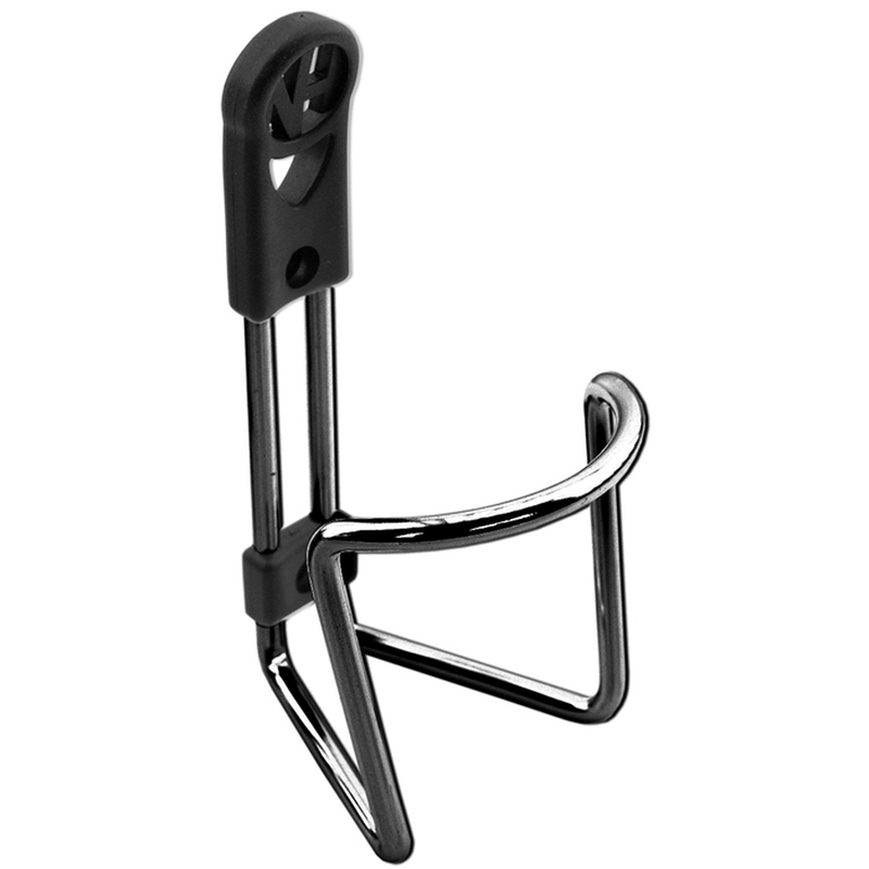 V BIKE Portabidón de bicicleta Aluminio Negro Ø6mm