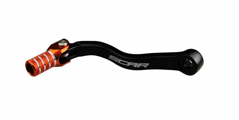 Pedal de cambio SCAR - Negro / Puntera naranja
