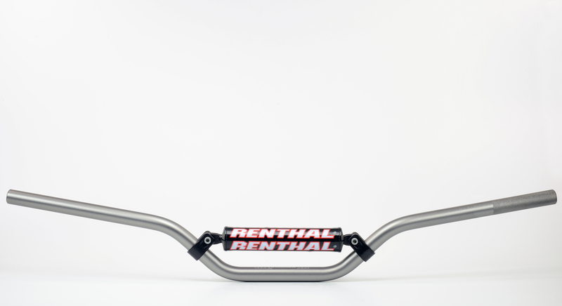 Manillar Renthal trial 5.0 titanio con protector negro 660-01-TT-04-254