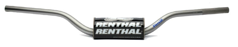 Manillar Renthal Fatbar enduro titanio con protector negro 745-01-TT
