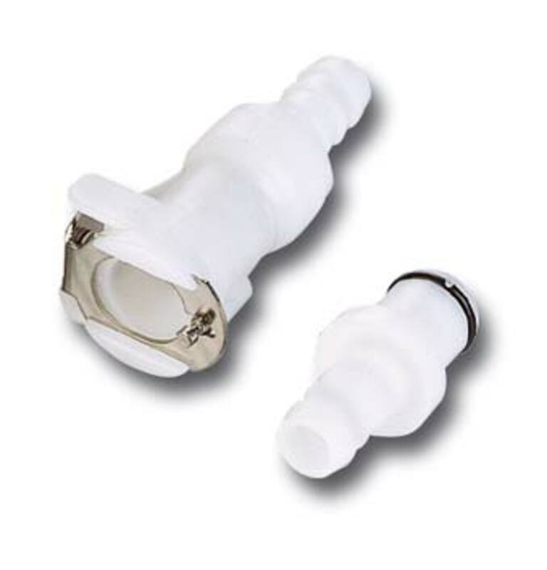 Enchufe rápido macarrón gasolina blanco MOTION PRO Ø6mm