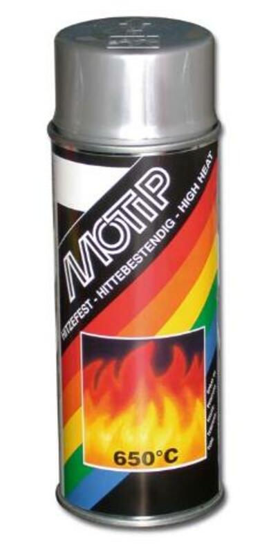 Pintura alta temperatura MOTIP plata