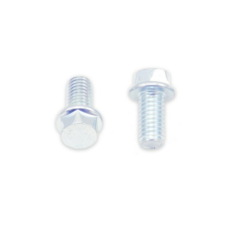 Pack 10 tornillos con cabeza hexagonal de brida BOLT 8mm M6 x 1,00 x 12mm