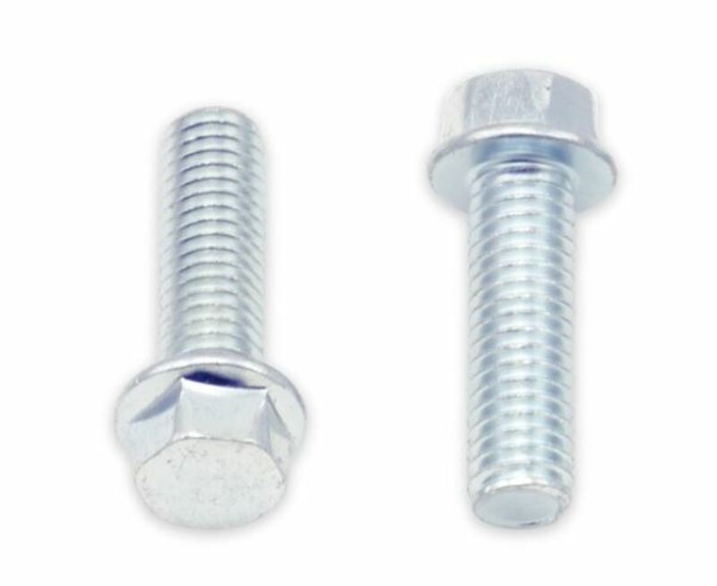 Pack 10 tornillos con cabeza hexagonal de brida BOLT 8mm M6 x 1,00 x 20mm