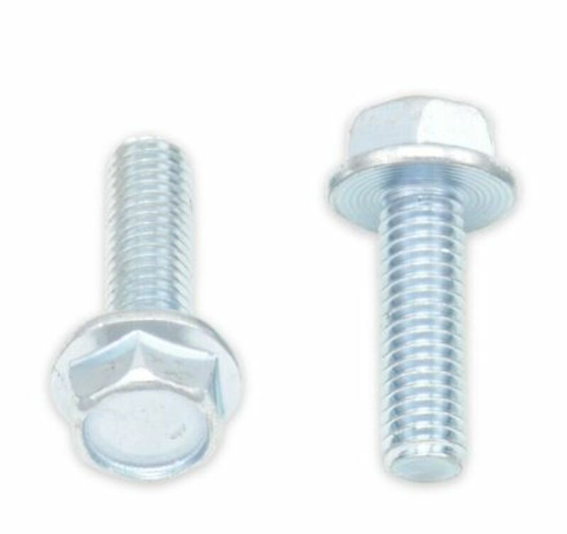 Pack 10 tornillos con cabeza hexagonal de brida BOLT 10mm M6 x 1,00 x 20mm