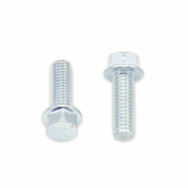 Pack 10 tornillos con cabeza hexagonal de brida BOLT 8mm M6 x 1,00 x 18mm