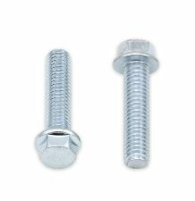 Pack 10 tornillos con cabeza hexagonal de brida BOLT 8mm M6 x 1,00 x 25mm