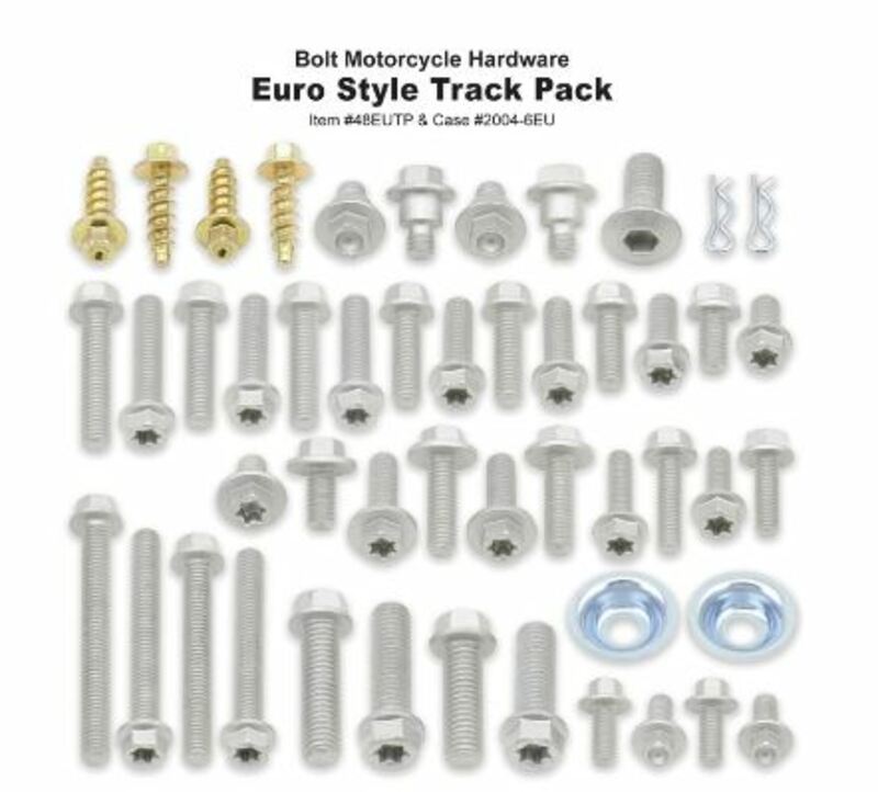 Kit de tornillería Bolt Track Pack motos europeas