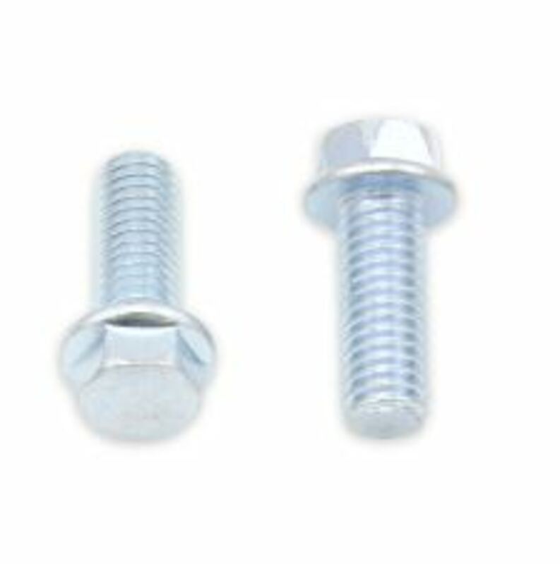 Pack 10 tornillos con cabeza hexagonal de brida BOLT 8mm M6 x 1,00 x 16mm
