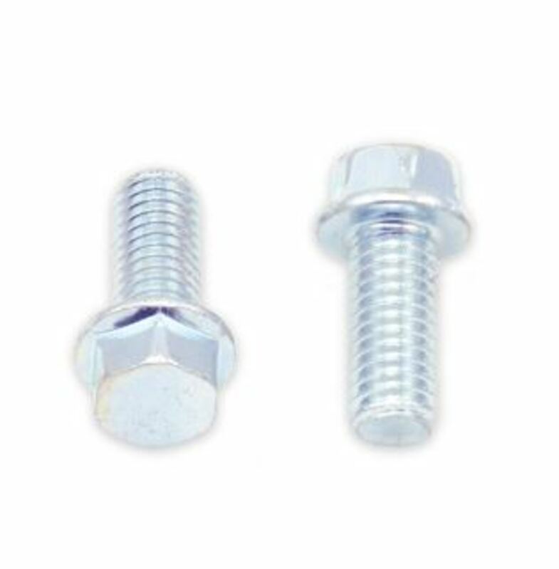 Pack 10 tornillos con cabeza hexagonal de brida BOLT 8mm M6 x 1,00 x 14mm