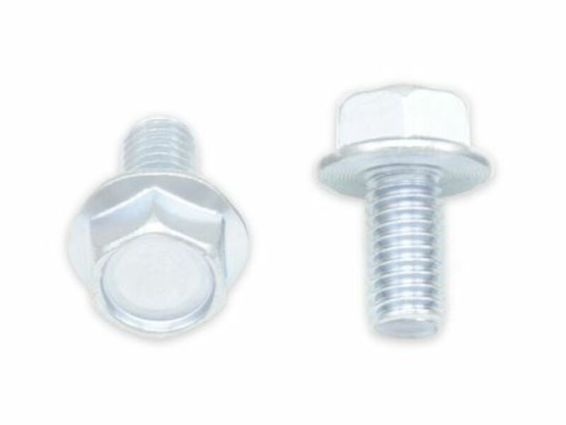 Pack 10 tornillos con cabeza hexagonal de brida BOLT 10mm M6 x 1,00 x 12mm