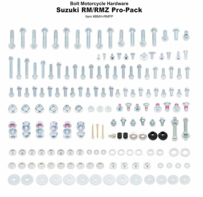 Kit de tornillería BOLT Pro Pack Suzuki RM/RMZ 01-