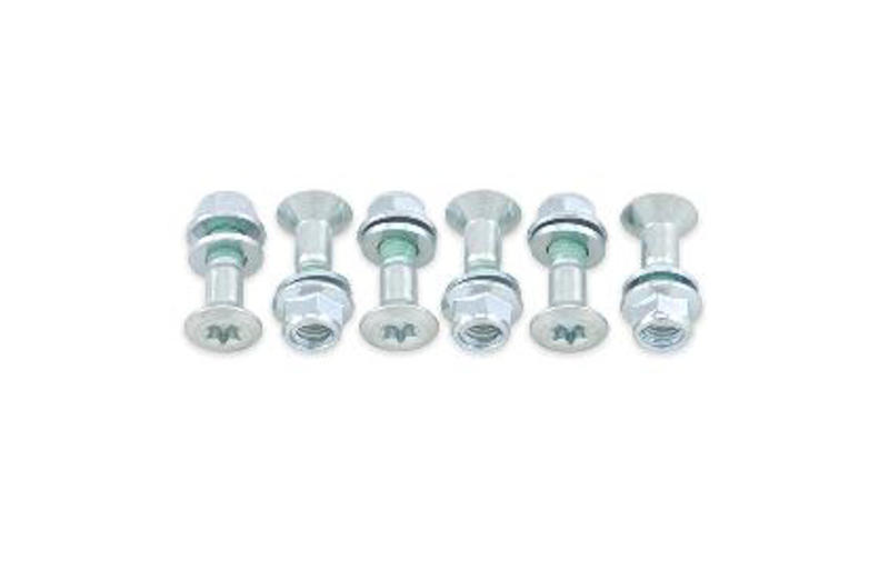 Pack de 6 Tornillos de corona Bolt Plata - cabeza Torx