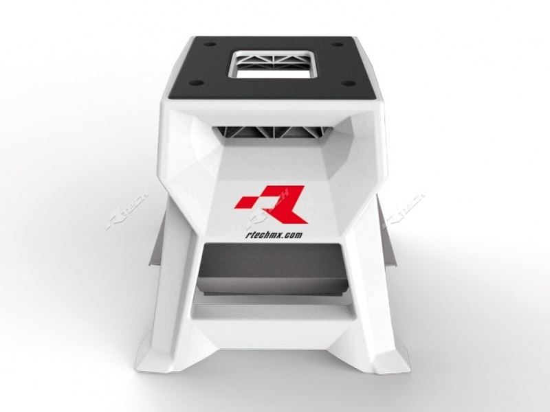 Stand moto RACETECH R15 MX Blanco