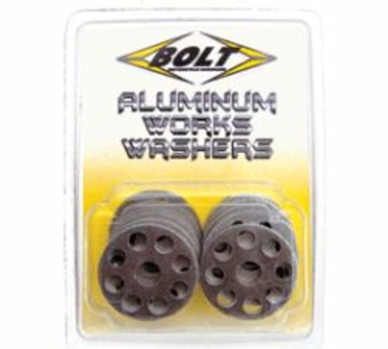 Pack de 10 Arandelas de aluminio Bolt ØINT 6MM / ØEXT 25MM