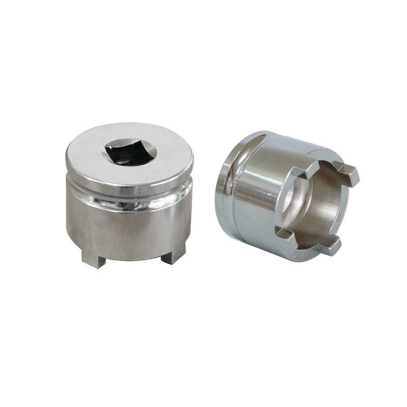 Vaso almenado cilíndrico para eje oscillante/chasis JMP Øint34mm /Øext43mm 4 muescas Kawasaki