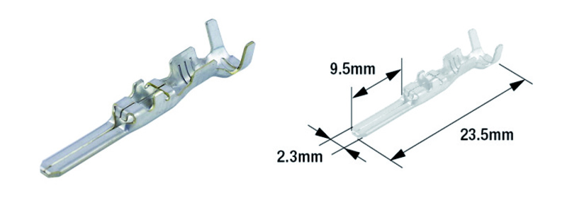 Terminales de cable macho TOURMAX tipo 090