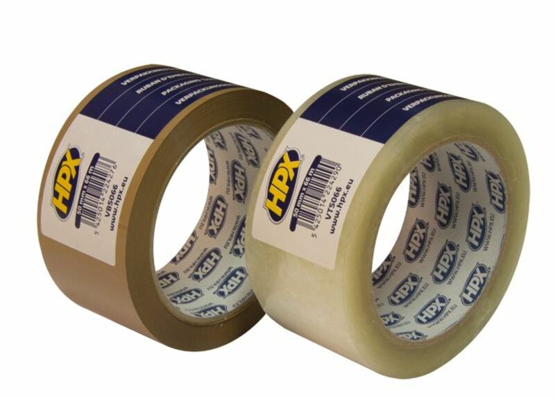 Cinta para empaque HPX Marrón 50mm x 66m