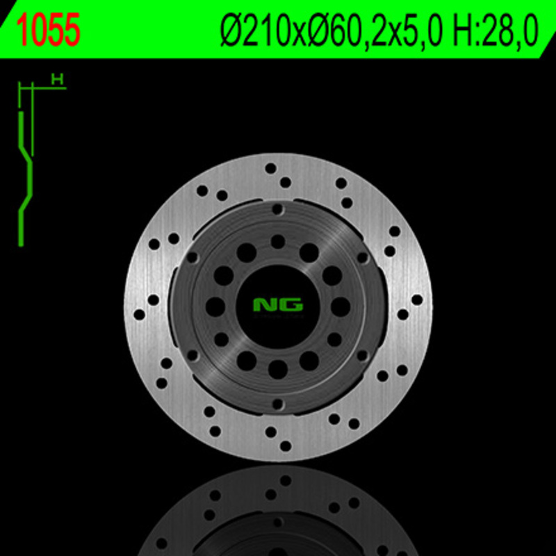 Disco de freno NG BRAKES redondo flotante