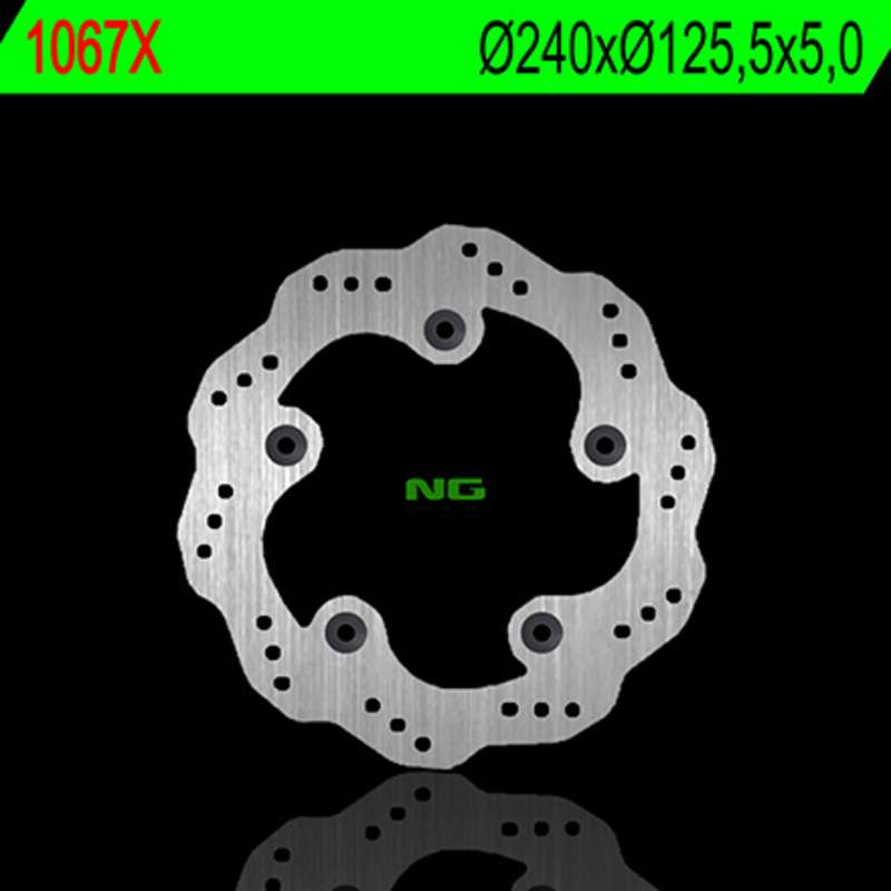 Disco de freno NG BRAKES ondulado fijo
