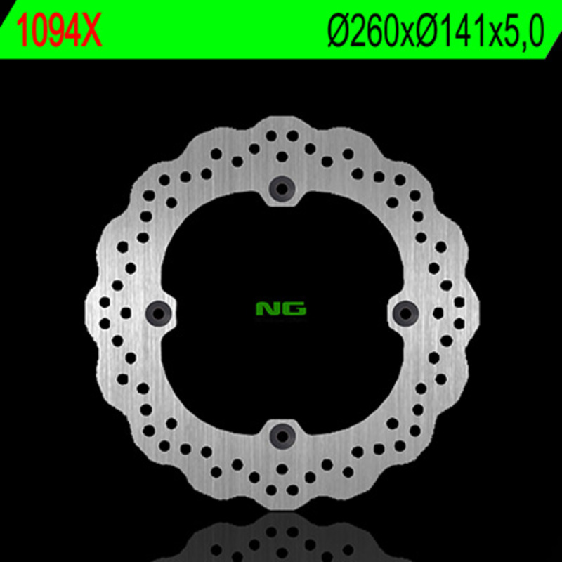 Disco de freno NG BRAKES ondulado fijo