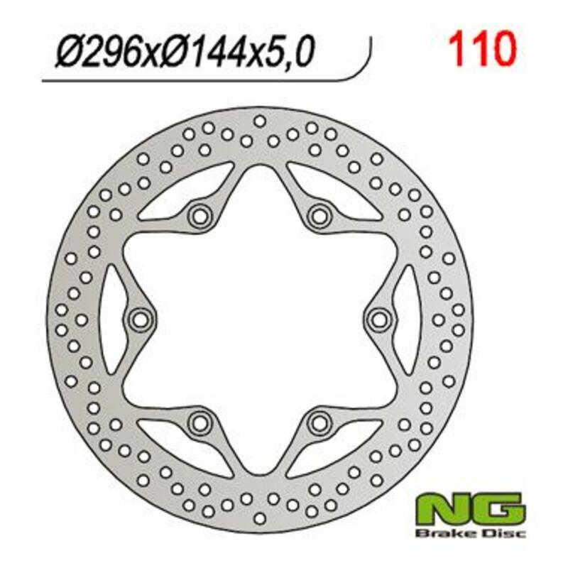 Disco de freno NG BRAKES redondo fijo