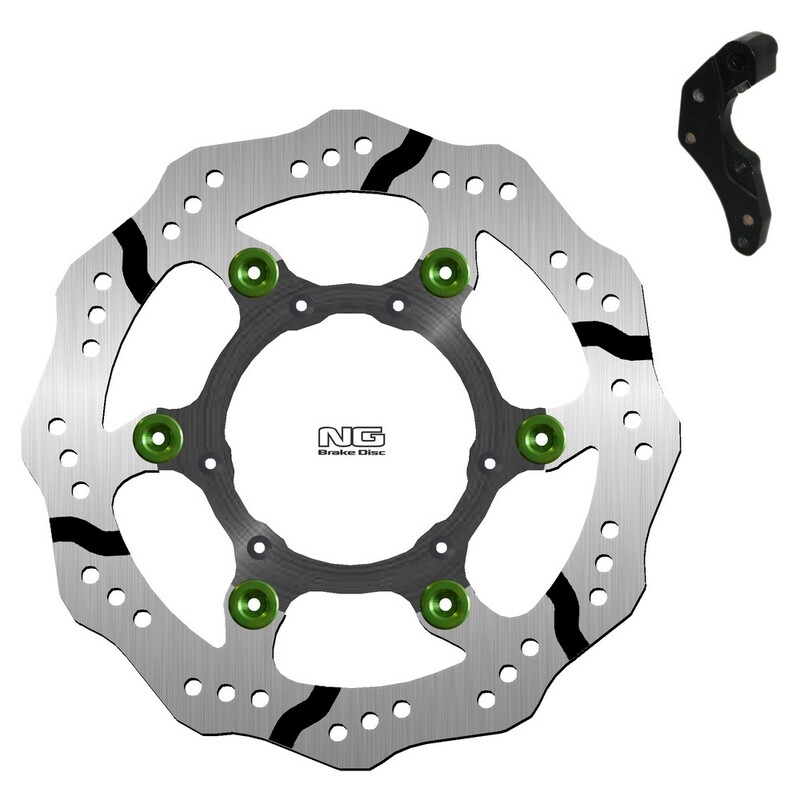 Kit disco de freno sobredimensionado NG BRAKES ondulado flotante
