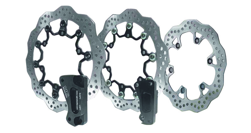 Kit disco de freno sobredimensionado NG BRAKES ondulado flotante