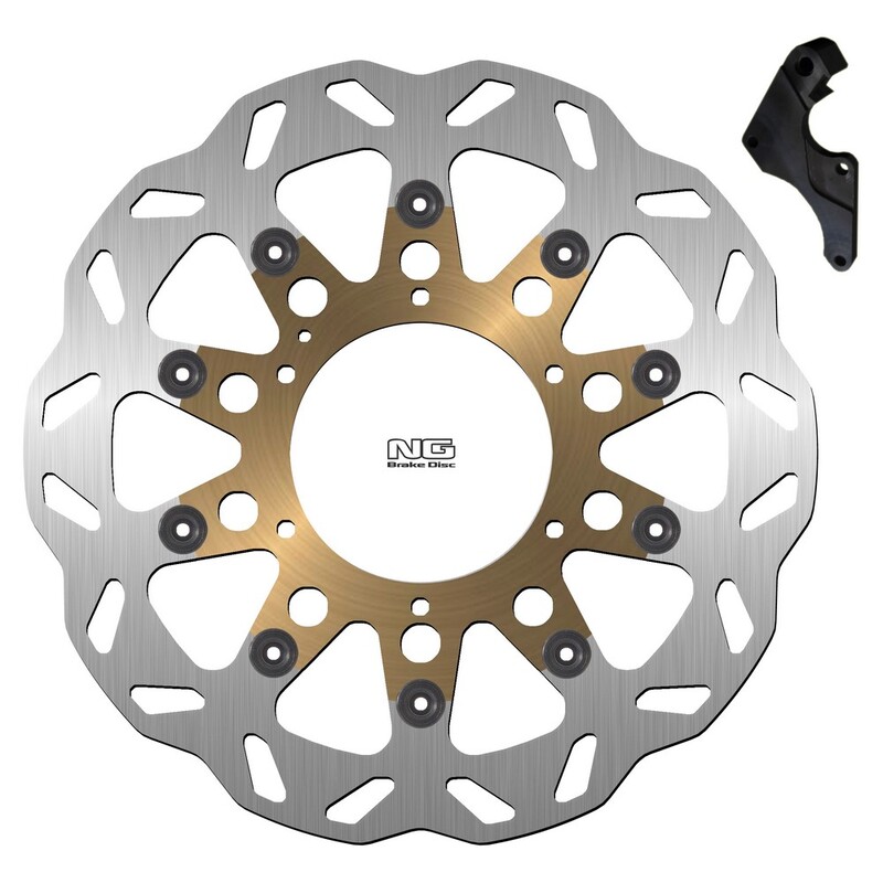Kit disco de freno sobredimensionado NG BRAKES ondulado flotante