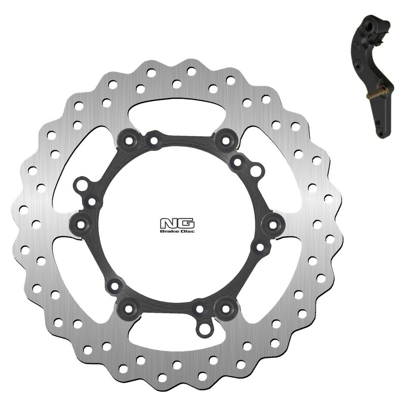 Kit disco de freno sobredimensionado NG BRAKES ondulado flotante
