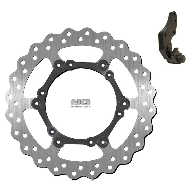 Kit disco de freno sobredimensionado NG BRAKES ondulado flotante