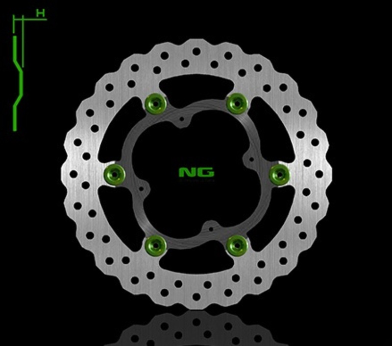 Disco de freno NG BRAKES ondulado flotante