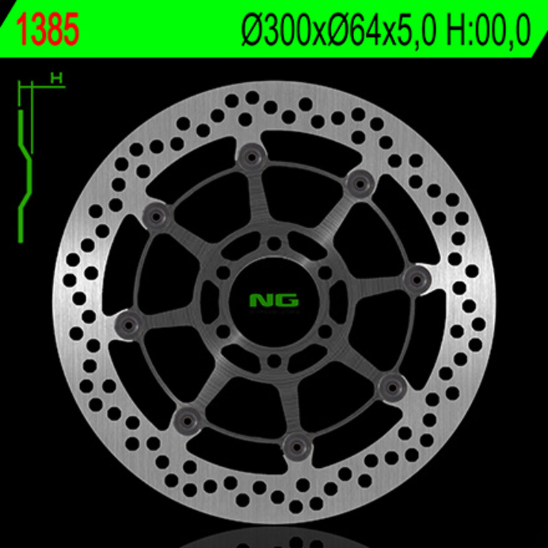 Disco de freno NG BRAKES redondo flotante