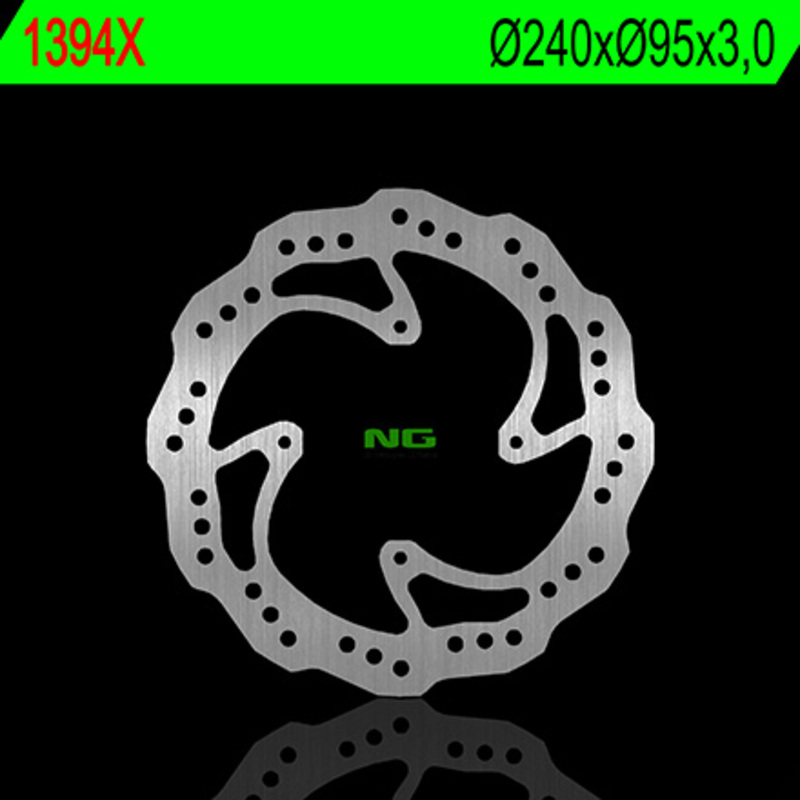 Disco de freno NG BRAKES ondulado fijo