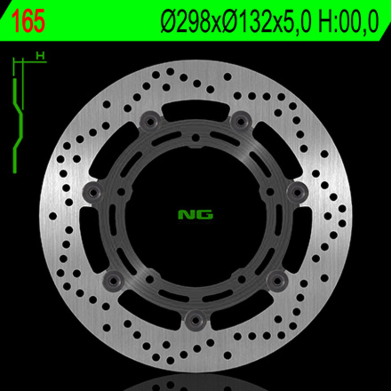 Disco de freno NG BRAKES redondo flotante
