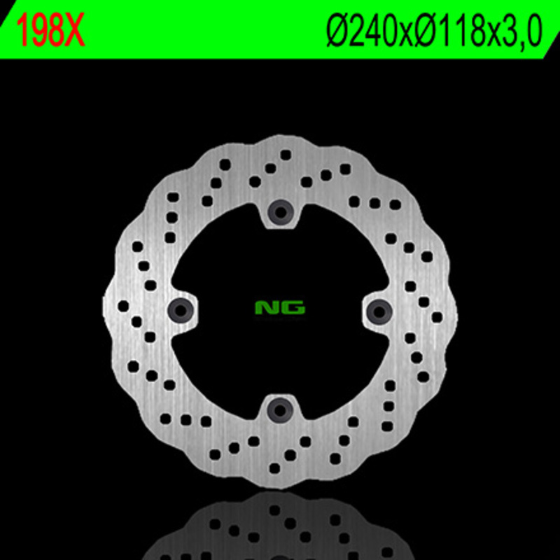 Disco de freno NG BRAKES ondulado fijo