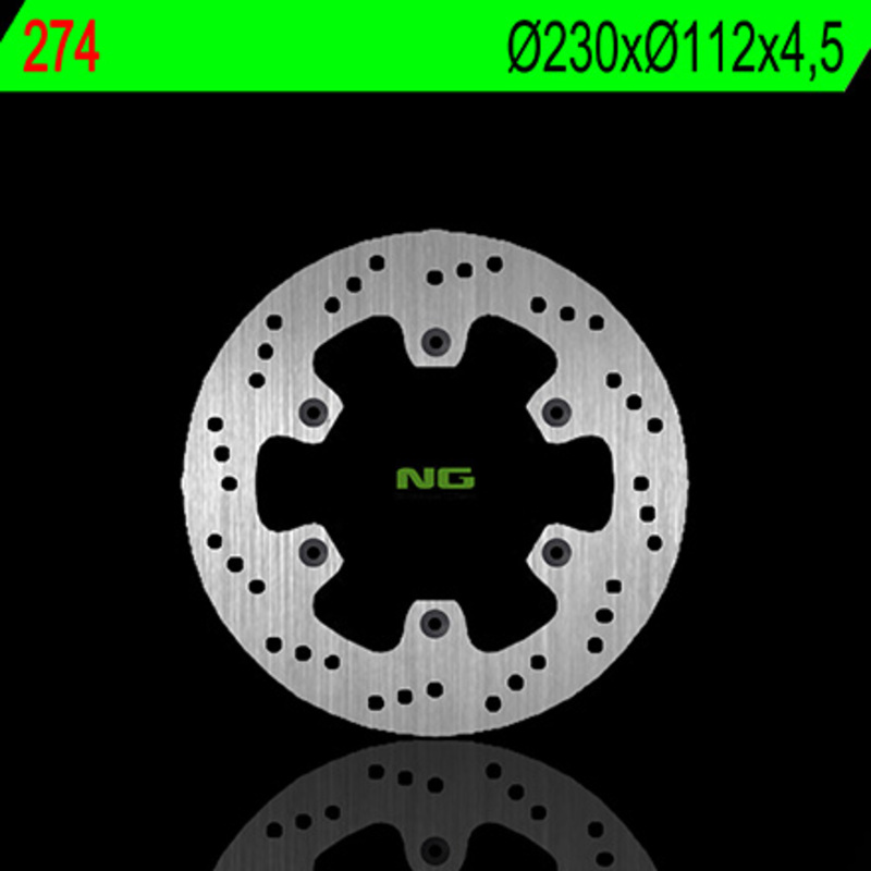 Disco de freno NG BRAKES redondo fijo