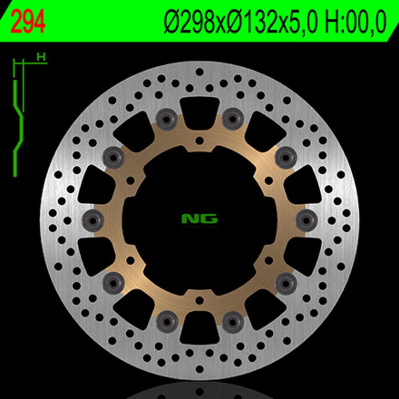 Disco de freno NG BRAKES redondo flotante