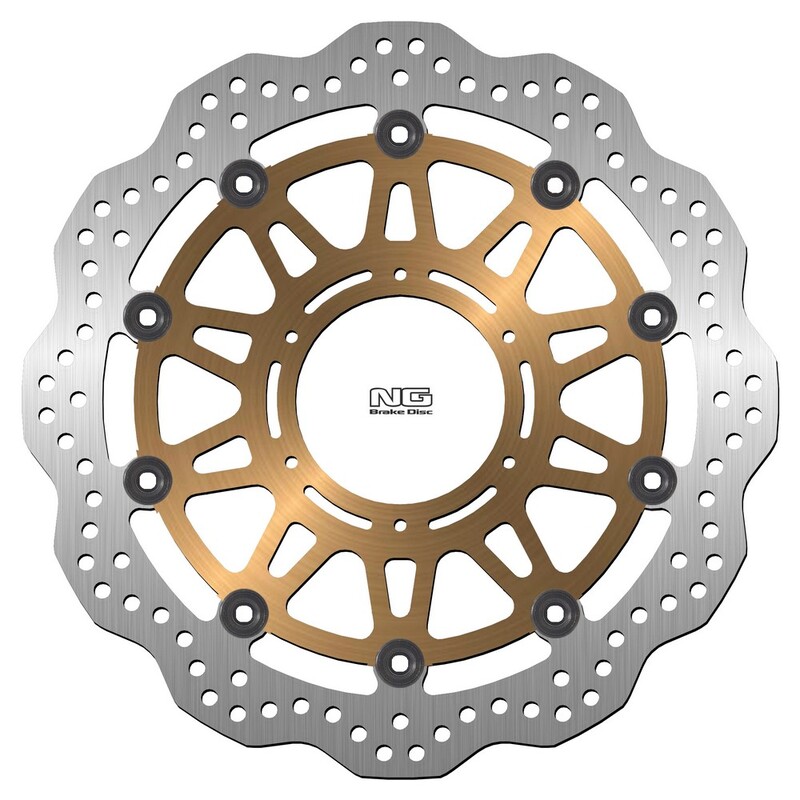 Disco de freno NG BRAKES ondulado flotante