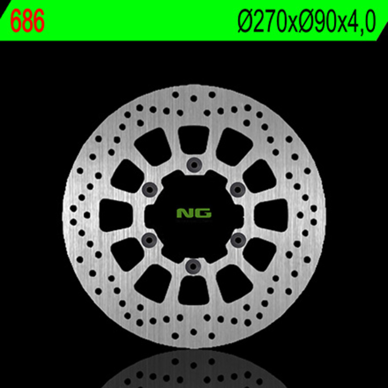 Disco de freno NG BRAKES redondo fijo