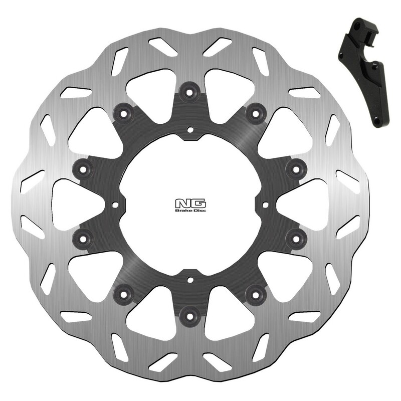 Kit disco de freno sobredimensionado NG BRAKES ondulado flotante
