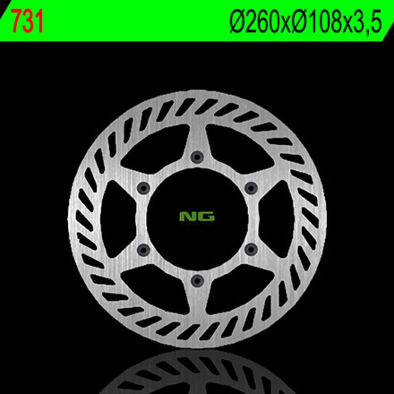 Disco de freno NG BRAKES redondo fijo
