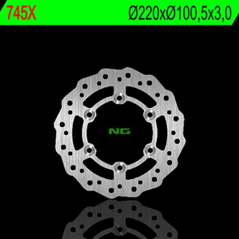 Disco de freno NG BRAKES ondulado fijo