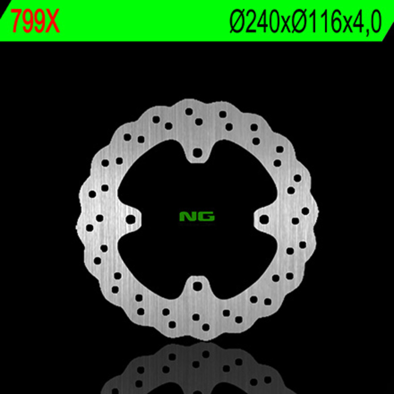 Disco de freno NG BRAKES ondulado fijo