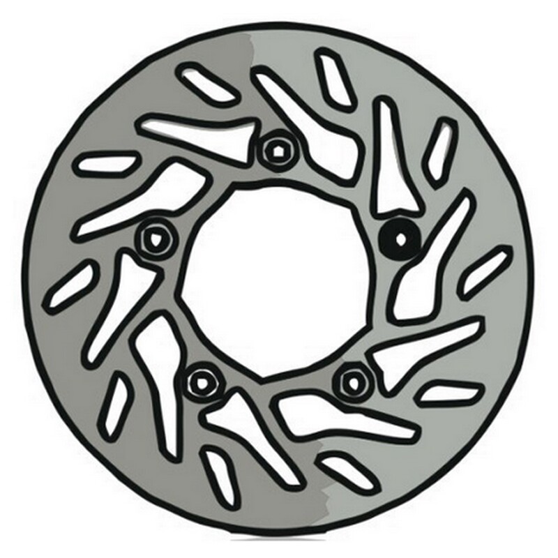 Disco de freno NG BRAKES redondo fijo