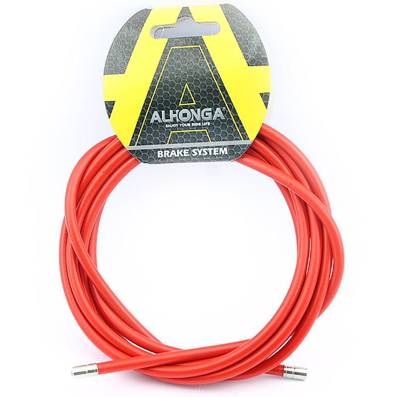Funda cable acero laminado ALHONGA Ø5 Rojo 2m