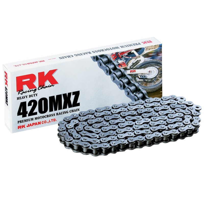 Cadena RK 420MXZ con 126 eslabones negro