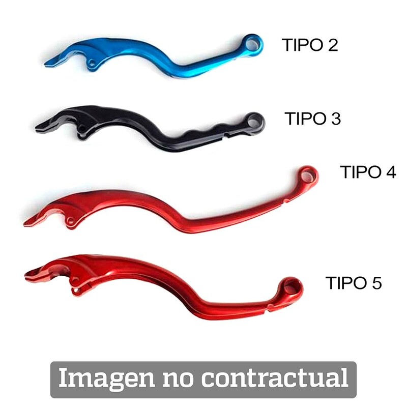 Maneta tipo 4 para embrague a cable. Color NEGRO. (CLE4B)