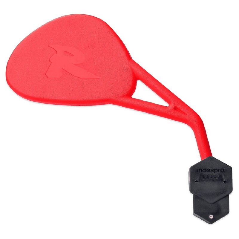 Retrovisor derecho universal HIGHSIDER smart Enduro R (homologado) con brida rojo Honda